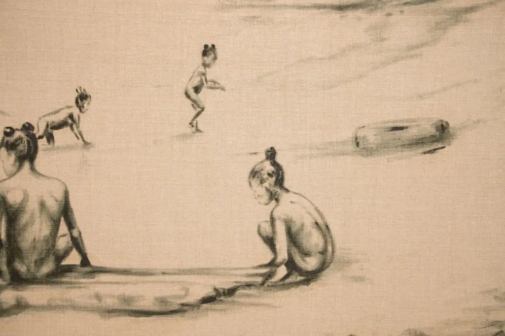 ANNU-011b, The coloniality of gender V, Anna Nunes, 2024, Oil on linen, 135x250 cm.webp