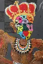 JOPE-001d, Cumplicidade (Cumplicity), Josélyna Pemba, 2024, Acrylic on Canvas, 120 x 140 cm.webp