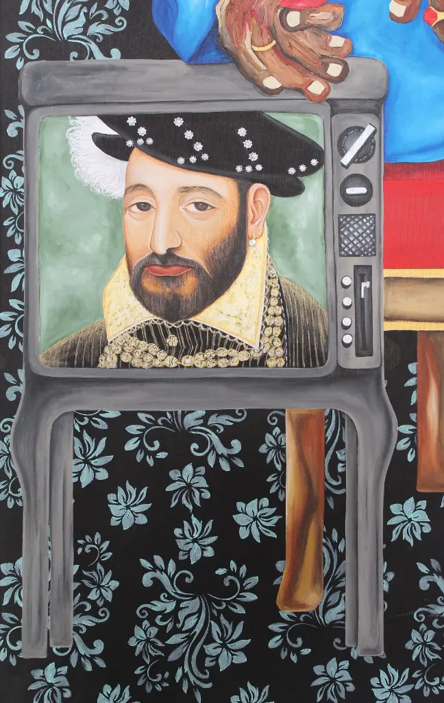 JOPE-002d, Dialogo (Dialogue), Josélyna Pemba, 2023, Acrylic on Canvas, 150 x 120 cm.webp
