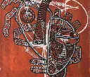 CASC-039b, Amphibian God II, CASCA, 2024, Acrylic on Canvas, 55 x 38 cm.webp