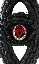 MAKP-019b, Noukoun, 2022, Tire strips and mixed media, 45x24x12.webp