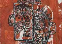 CASC-042b, Amphibian God V, CASCA, 2024, Acrylic on Canvas, 55 x 38 cm.webp