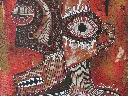 CASC-044b, Amphibian God VII, CASCA, 2024, Acrylic on Canvas, 56 x 50 cm.webp