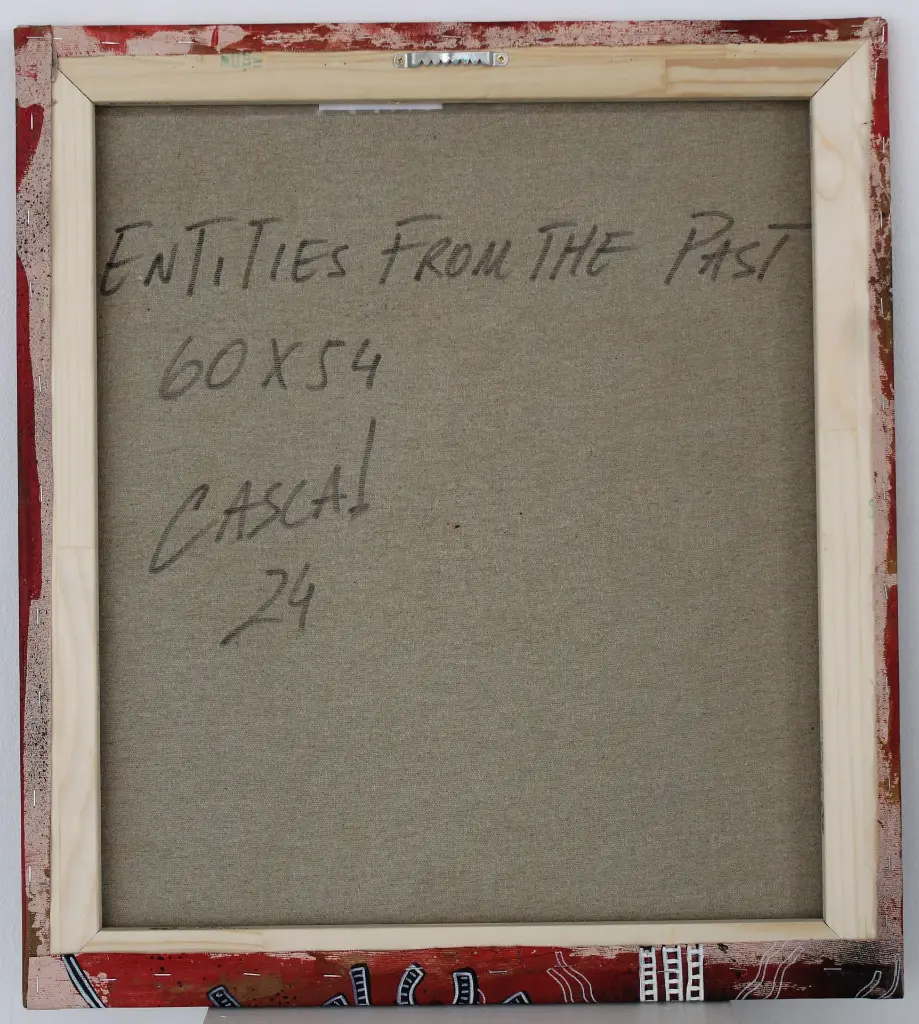 CASC-045c, Amphibian God VIII, CASCA, 2024, Acrylic on Canvas, 55 x 38 cm.webp