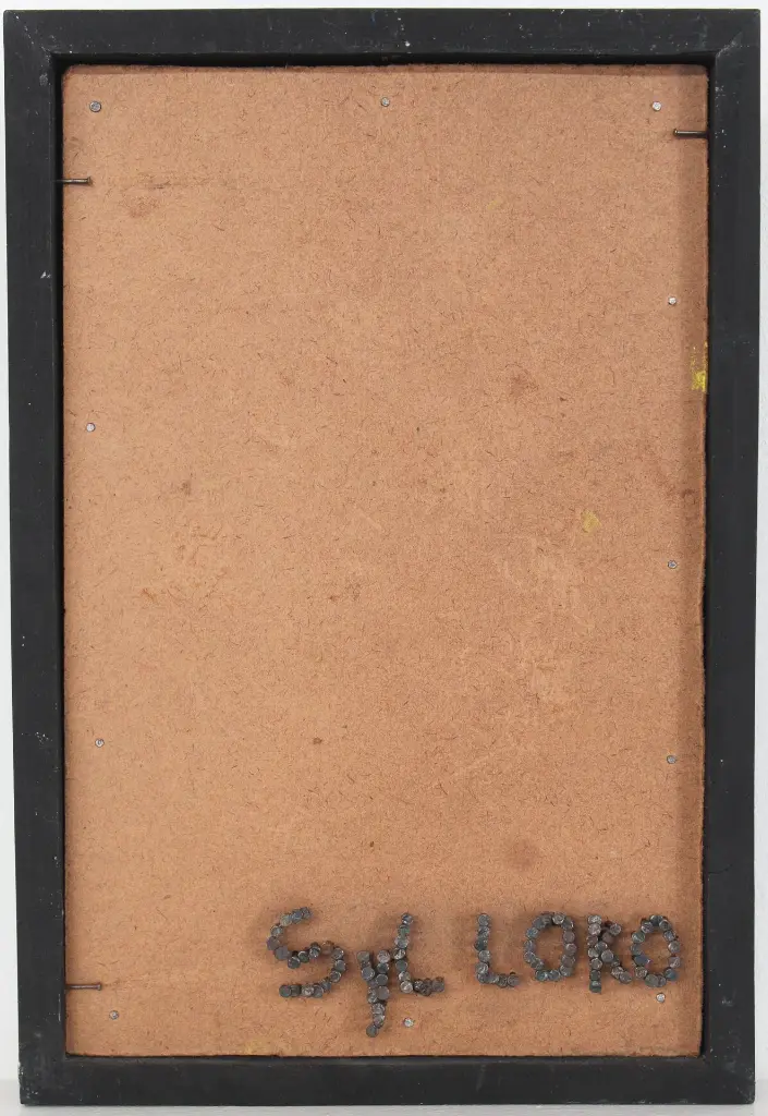 SYLO-018c, Inconnus connue inconnus II, Syl Loko, 2023, Nails, acrylic on plywood, 20 x 30 cm.webp
