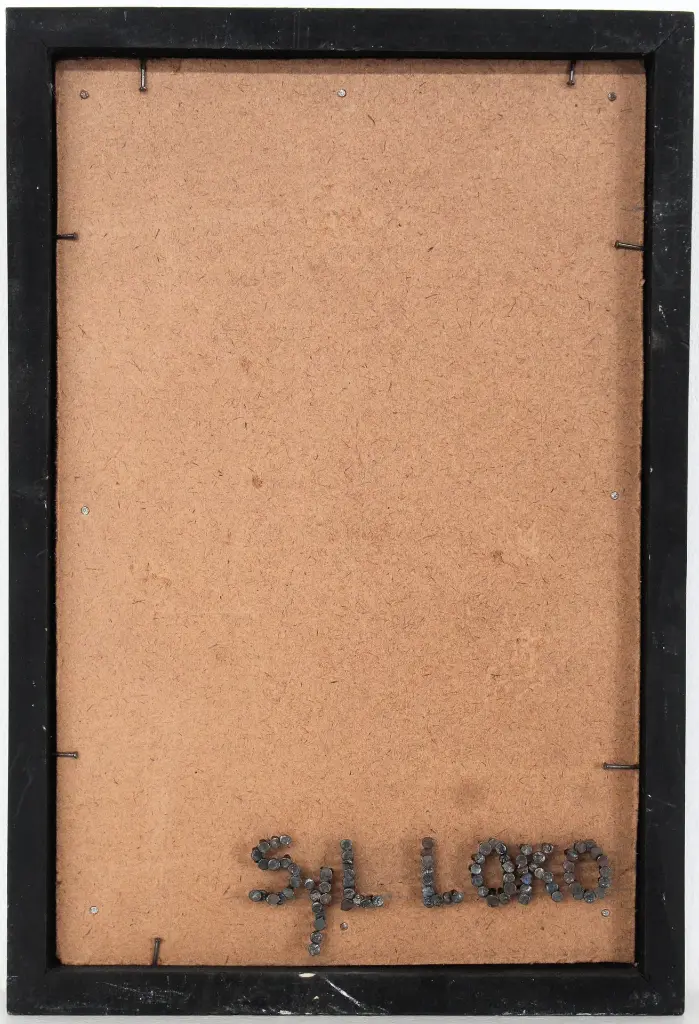 SYLO-020c, Inconnus connue inconnus IV, Syl Loko, 2023, Nails, acrylic on plywood, 20 x 30 cm.webp