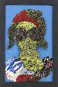 SYLO-021b, Inconnus connue inconnus V, Syl Loko, 2023, Nails, acrylic on plywood, 20 x 30 cm.webp