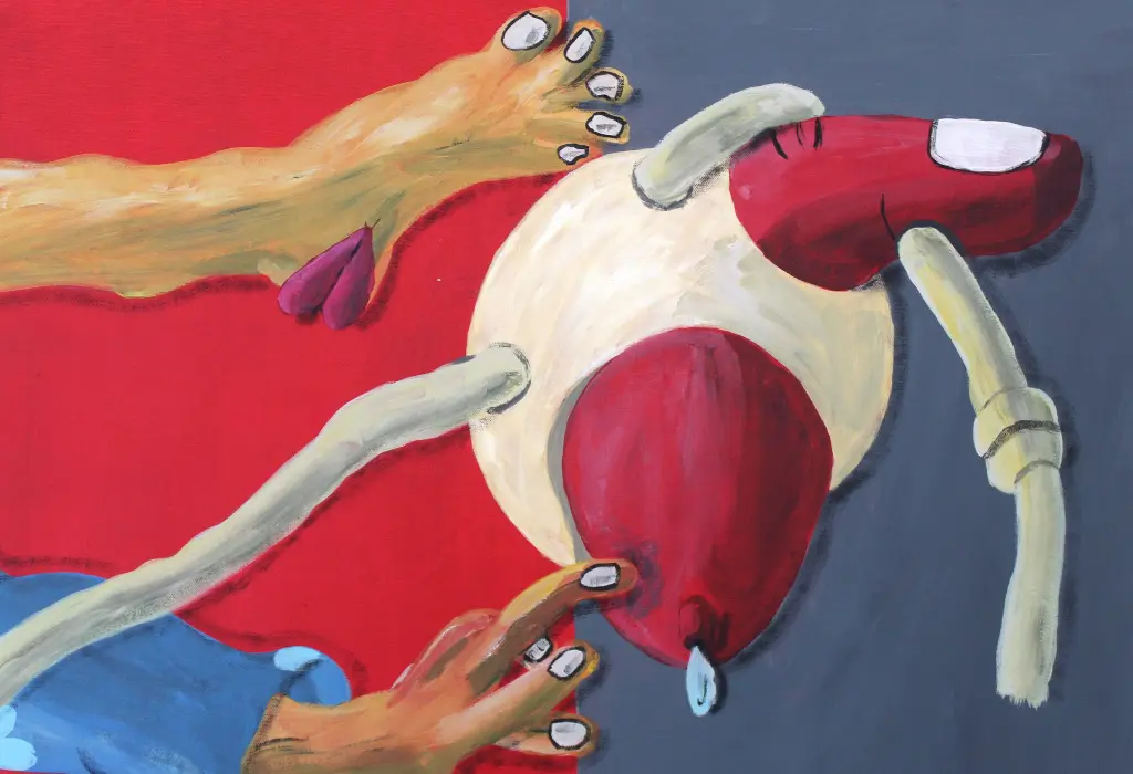 SADO-006c, Preciosa (Precious), Sapate Doudou, 2025, acrylic on canvas, 140 x 140 cm.webp