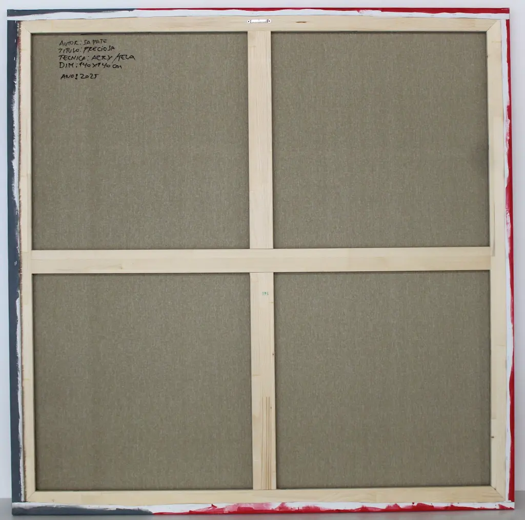 SADO-006d, Preciosa (Precious), Sapate Doudou, 2025, acrylic on canvas, 140 x 140 cm.webp