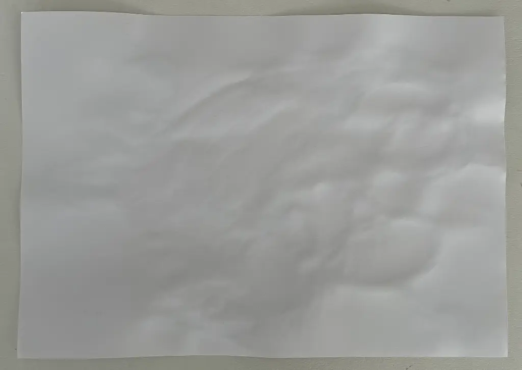 YAME-016c, Untitled I, Correspondance series, Yao Metsoko, 2025, Acrylic on paper, 42x59cm.webp