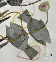 YAME-021b, Untitled VI, Correspondance series, Yao Metsoko, 2025, Acrylic on paper, 42x59cm.webp