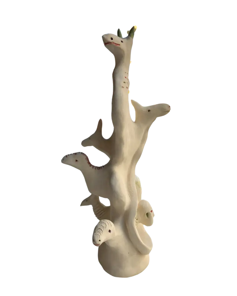 BEDE-044e, Untitled, BenjaminDeguenon, 2025, painted ceramics, 32x21x15cm.webp