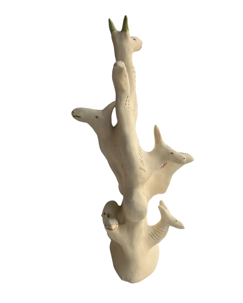 BEDE-044c, Untitled, BenjaminDeguenon, 2025, painted ceramics, 32x21x15cm.webp