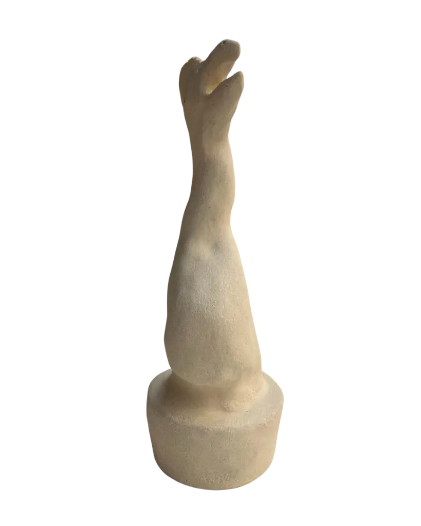 BEDE-045d, Untitled, Benjamin Deguenon, 2025, ceramics, 32x10x15cm.webp