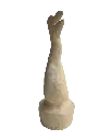 BEDE-045d, Untitled, Benjamin Deguenon, 2025, ceramics, 32x10x15cm.webp