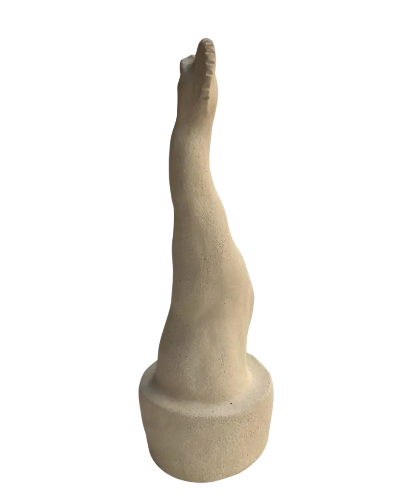 BEDE-045e, Untitled, Benjamin Deguenon, 2025, ceramics, 32x10x15cm.webp