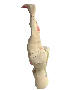 BEDE-047e, Untitled, Benjamin Deguenon, 2025, painted ceramics, 29x15x14cm.webp