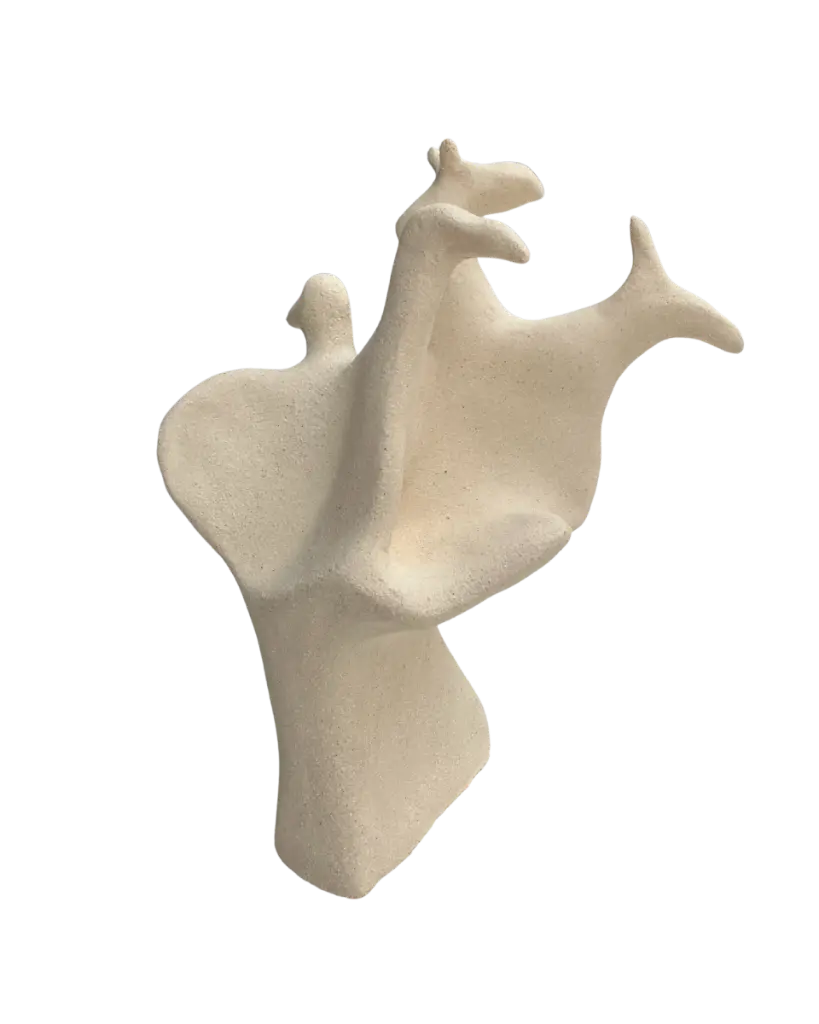 BEDE-049d, Untitled, Benjamin Deguenon, 2025, ceramics, 24x21x18cm.webp