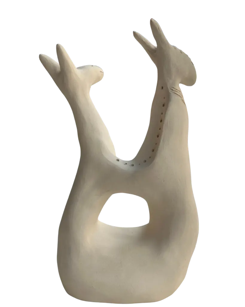 BEDE-052d, Untitled, Benjamin Deguenon, 2025, ceramics, 22x15x8cm.webp