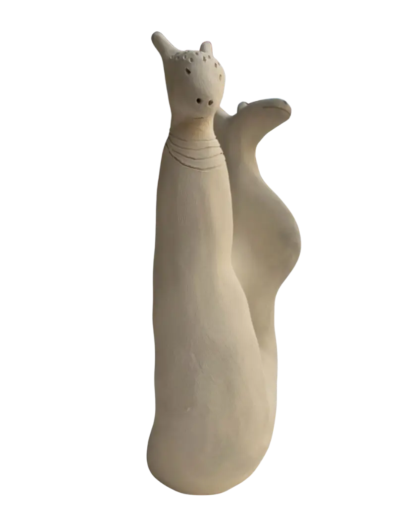 BEDE-052c, Untitled, Benjamin Deguenon, 2025, ceramics, 22x15x8cm.webp
