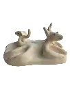 BEDE-055d, Untitled, Benjamin Deguenon, 2025, painted ceramics, 8x17x13.5cm (1).webp