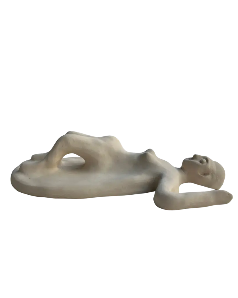 BEDE-057c, Untitled, Benjamin Deguenon, 2025, ceramics, 6x15x23cm.webp