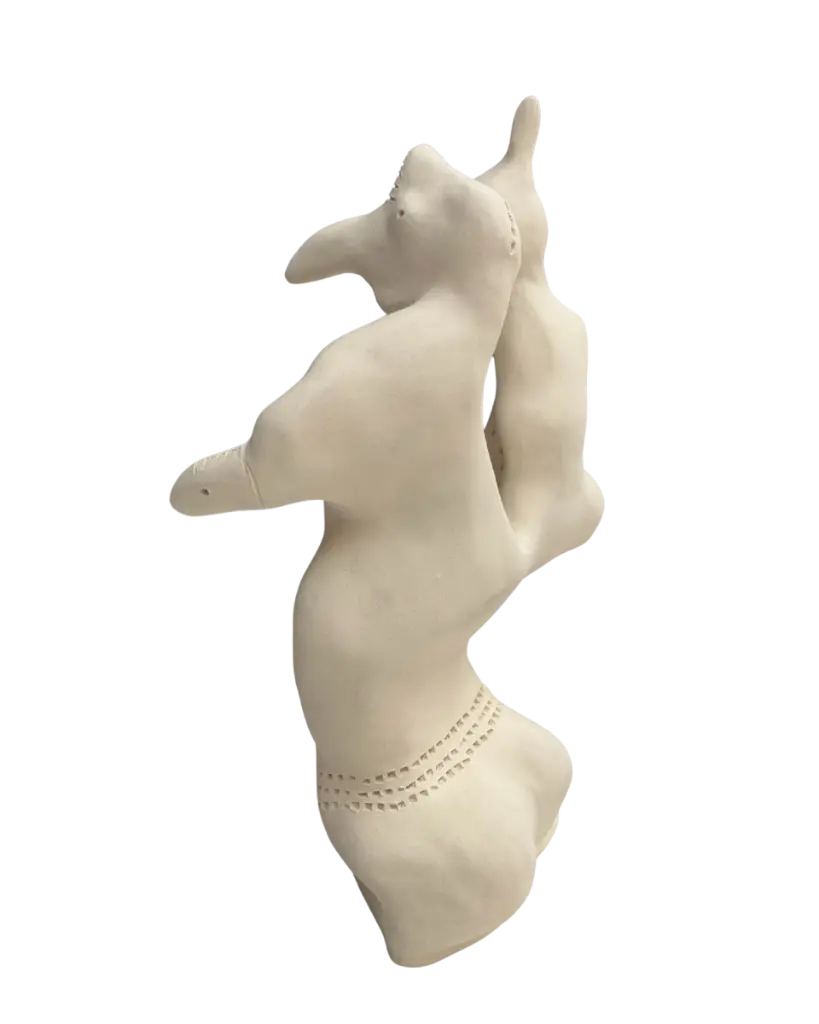 BEDE-059f, Untitled, Benjamin Deguenon, 2025, ceramics, 24x16x10cm.webp