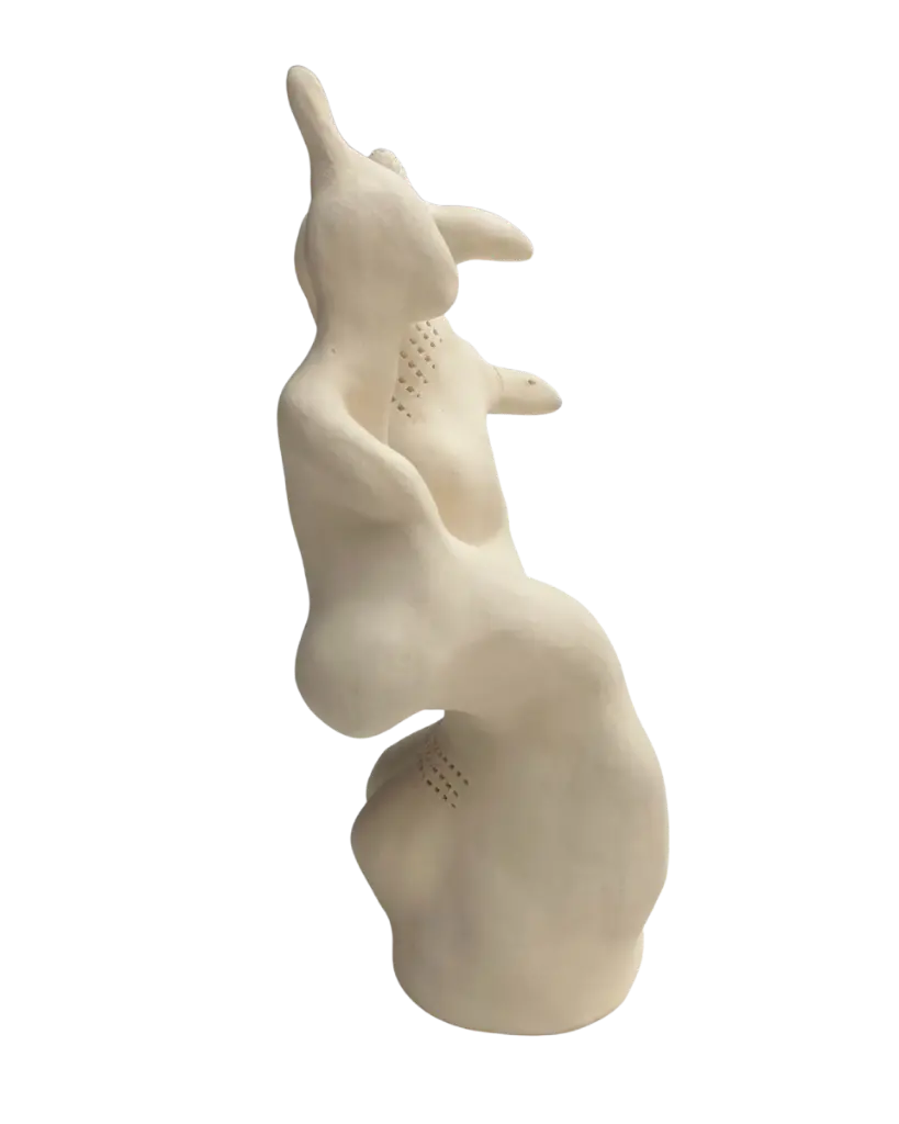 BEDE-059d, Untitled, Benjamin Deguenon, 2025, ceramics, 24x16x10cm.webp