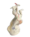 BEDE-060c, Untitled, Benjamin Deguenon, painted ceramics, 24x16x11cm.webp