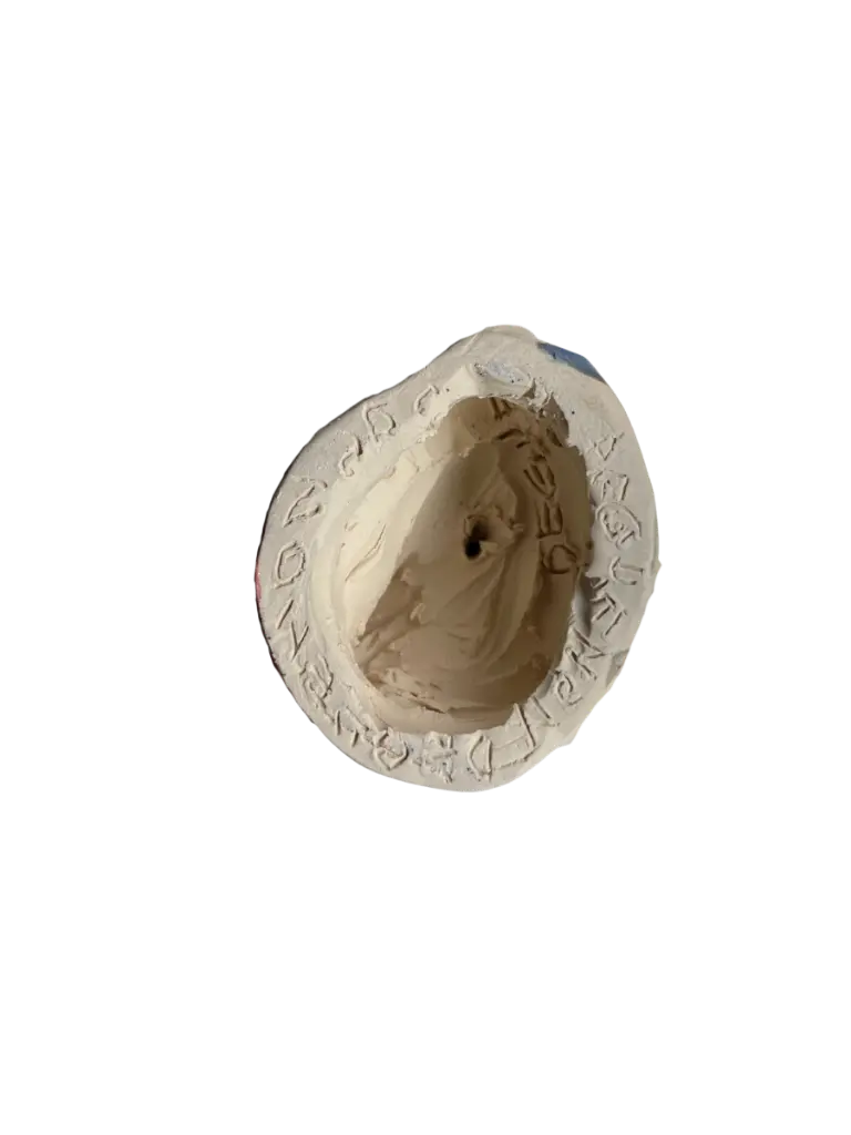 BEDE-053b, Untitled, Benjamin Deguenon, 2025, Painted Ceramics, 20 x 17 x 15cm.webp