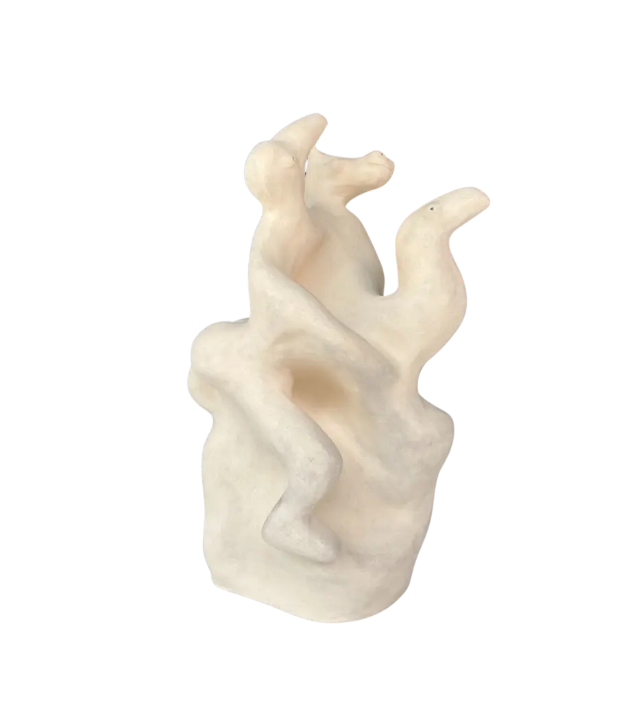 BEDE-051d, Untitled, Benjamin Deguenon, 2025, painted ceramics, 23 x 13 x 14 cm.webp