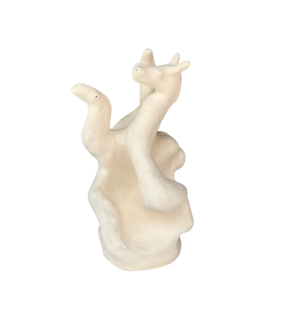 BEDE-051b, Untitled, Benjamin Deguenon, 2025, painted ceramics, 23 x 13 x 14 cm.webp