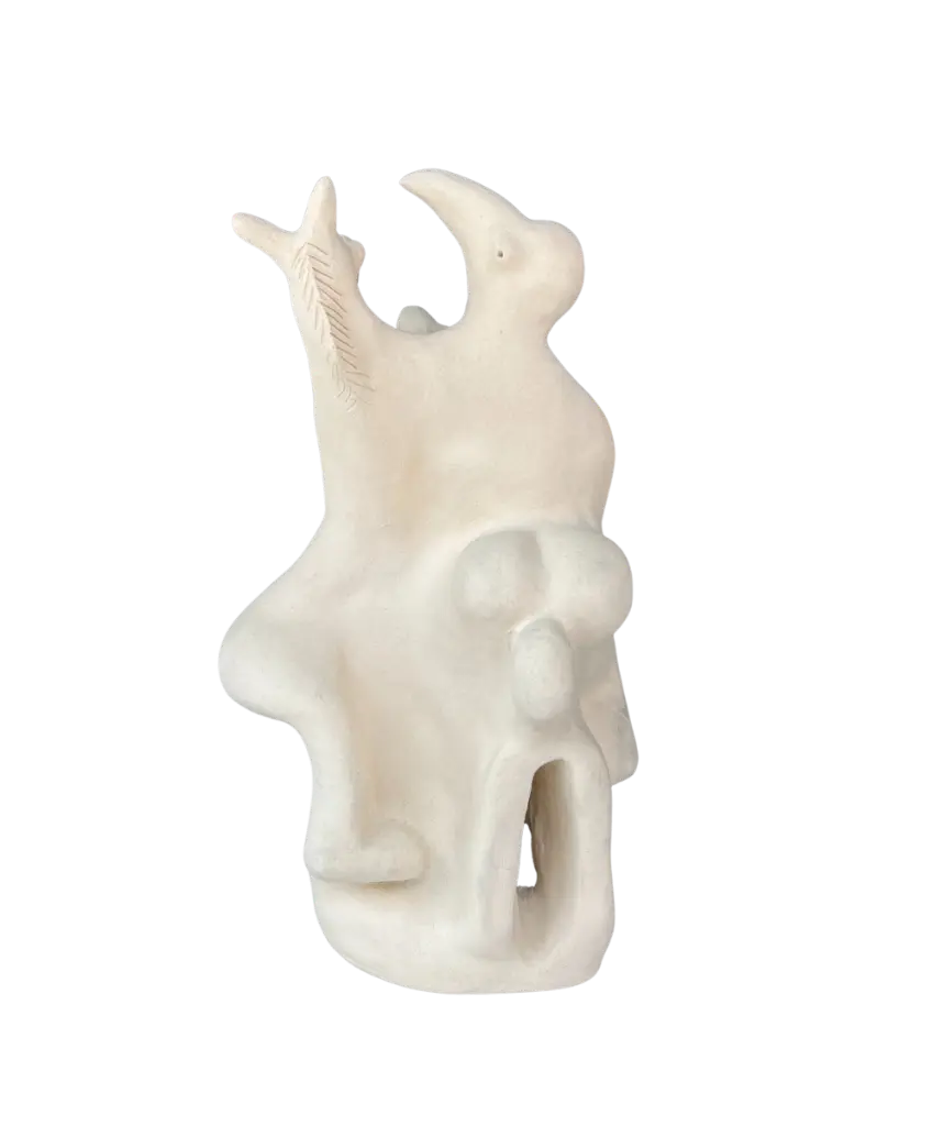 BEDE-051c, Untitled, Benjamin Deguenon, 2025, painted ceramics, 23 x 13 x 14 cm.webp