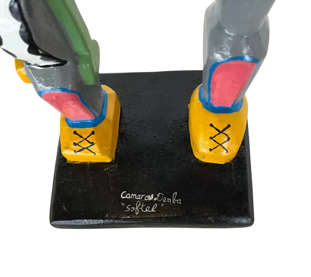 DECA-001e, Softel, Demba Camara, 2024, Mixed media, 67x28,5x20cm.webp