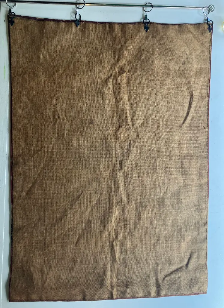 TMDI-004b, Untitled, Thiemoko Diarra, 20--, Earth Pigments on Tapestry, 115x82.5cm.webp