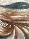 TMDI-007c, Untitled, Thiemoko Diarra, 2025, Earth pigments on Canvas, 80x60cm.webp