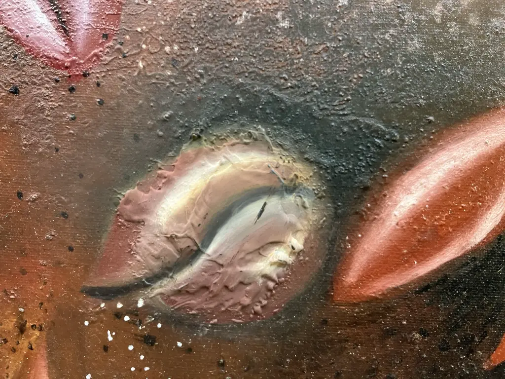 TMDI-008d, Untitled, Thiemoko Diarra, 2025, Earth pigments on Canvas, 80x60cm.webp