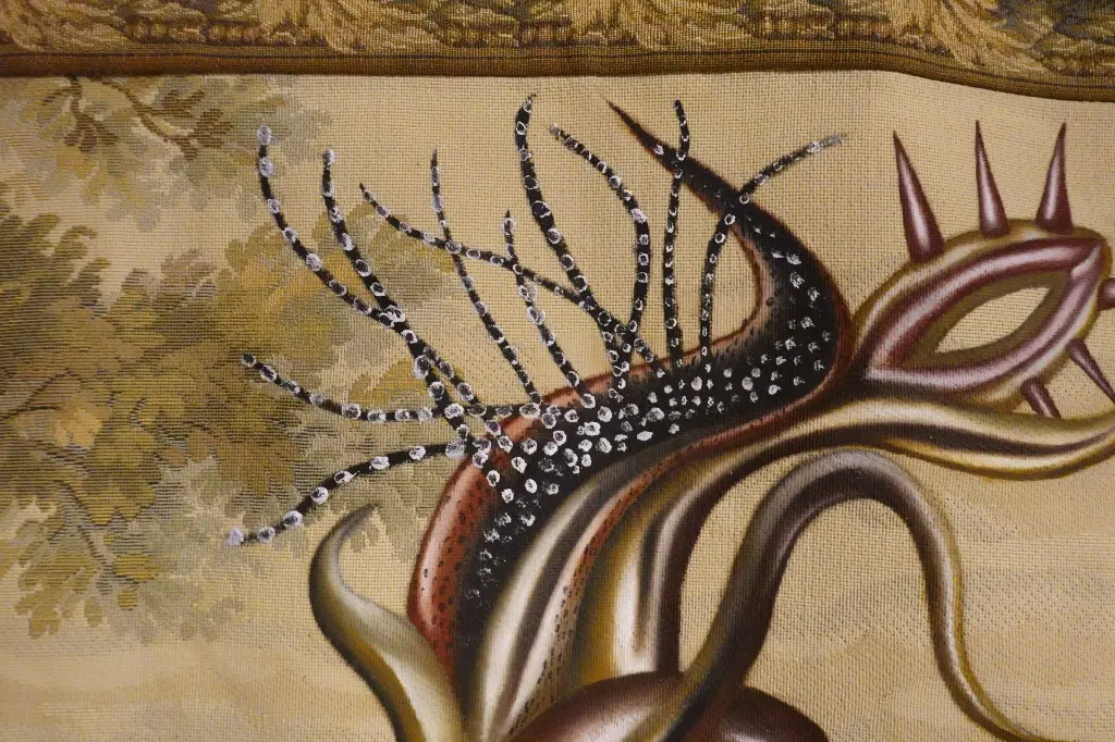 TMDI-005d, Yeleen, Thiemoko Diarra, 2023, Eath pigments on tapestry, 87x62.5cm.webp